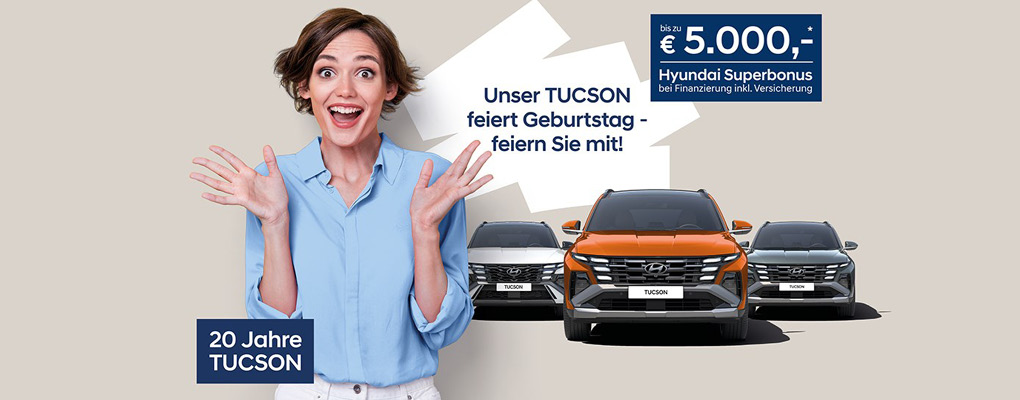 20 Jahre Hyundai Tucson